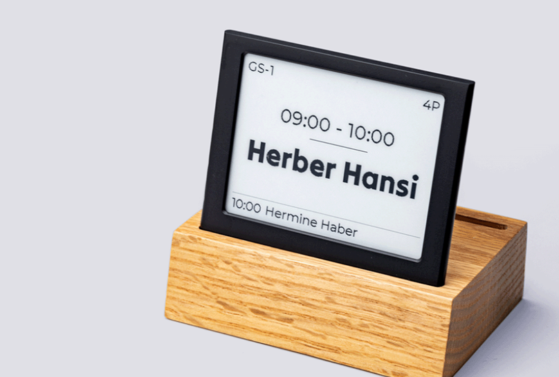 Tablini Varianten - Holz, Kunststoff und Beton